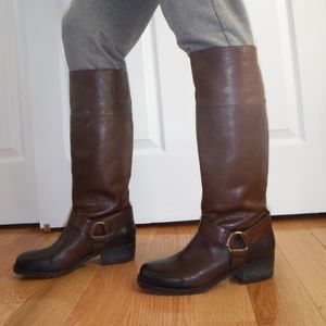 woman knee high boots